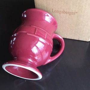 Longaberger latte mug